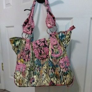 Make offer! Large snakeskin shoulder bag
